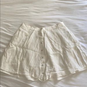 Forever 21 white button up skirt xs never worn